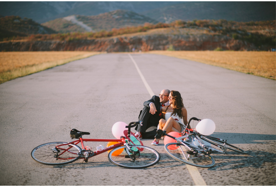 cycling bride in fotograf vjencanja rijeka
